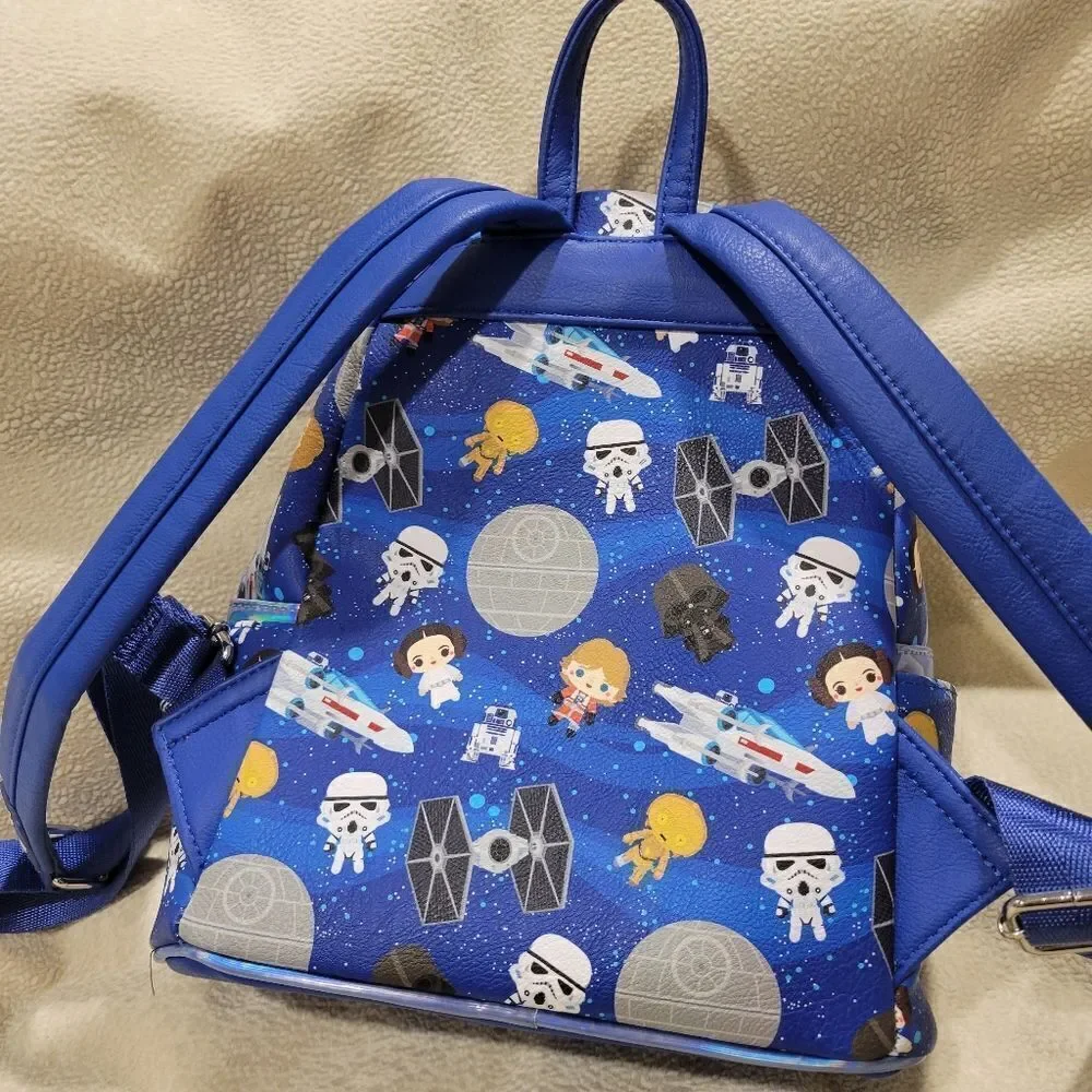 Disney Loungefly Star Wars Chibi icon mini backpack